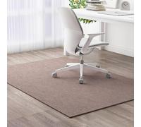 Highdi Tappeto Sedia Ufficio, Colore Solido Antiscivolo Tappeto per Sedia con Ruote, Antigraffio Tappetino Protettivo del Pavimento per Parquet e Pavimenti Duri (Caffè,120x180cm)
