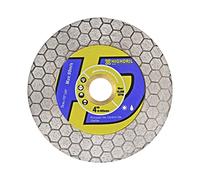 HIGHDRIL Disco Diamantato Gres Porcellanato - 105mm Esagonale Utilizzo su Due Lati Disco da Taglio e Rettifica per Ceramica Porcellanato Piastrelle Marmo Pietra Artificiale Granito