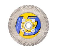 HIGHDRIL Disco Diamantato Gres Porcellanato - 105mm x M14 Utilizzo su Due Lati Disco da Taglio e Rettifica per Ceramica Porcellanato Piastrelle Marmo Pietra Artificiale Granito