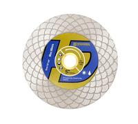 HIGHDRIL Disco Diamantato Gres Porcellanato - 125mm A Ventaglio Utilizzo su Due Lati Disco da Taglio e Rettifica per Ceramica Porcellanato Piastrelle Marmo Pietra Artificiale Granito