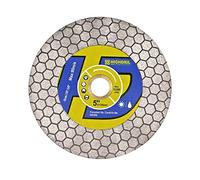 HIGHDRIL Disco Diamantato Gres Porcellanato - 125mm Esagonale Utilizzo su Due Lati Disco da Taglio e Rettifica per Ceramica Porcellanato Piastrelle Marmo Pietra Artificiale Granito