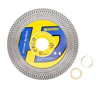 HIGHDRIL Disco Diamantato Gres Porcellanato - 125mm Utilizzo su Due Lati Disco da Taglio e Rettifica per Ceramica Porcellanato Piastrelle Marmo Pietra Artificiale Granito