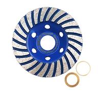 HIGHDRIL Mola a Tazza Diamantata 100 mm - Disco Diamantato Universale Abrasivo per Levigare Calcestruzzo, Granito, Marmo, Quarzo, Muratura Pietra Artificiale per Levigatura e Lucidatura