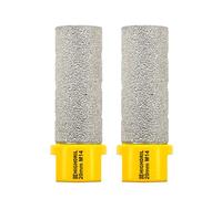 HIGHDRIL Set di 2 punte diamantate per trapano per allargare e modellare il foro, diametro 20 mm (12,7 cm) per foratura a secco per porcellana, ceramica dura, granito e marmo