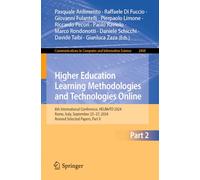 Higher Education Learning Methodologies and Technologies Online: 6th International Conference, Helmeto 2024, Rome, Italy, September 25-27, 2024, Revised Selected Papers: 2468