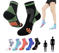 HIGHERSOCKS 2023 Calze di potenziamento agli ioni di titanio Schorl a infrarossi lontani, calze atletiche performanti (M,Black)