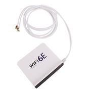 HighGain - Estensione direzionale omnidirezionale antenna router adattatore per AX210 AX200 esterno Triple Band 2.4/5Ghz/6Ghz Bianco Wireless Extender Desktop Card Router Accessorio Base di estensione