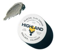 Highland Argilla Glaciale Unguento Per Capelli - Premiata Argilla Per Lo Styling Dei Capelli Per Uomini E Donne Realizzato Con Ingredienti Naturali E Biologici Al 100% Che Promuovono La Salute Del Cab