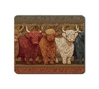 Highland Bestiame Lavatrice Asciugatrice Top Mat Rustico Casale Copertura Lavatrice Autunno Gomma Antiscivolo Impermeabile Tappetini per Lavanderia 50x61 cm