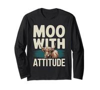 Highland Cattle Fan Adorabili Mucche Shaggy e Fascino Rustico Maglia a Manica