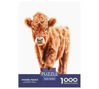 Highland Cattle Jigsaw Puzzle Impossibili 1000Pcs Decorazione Per La Casa. Giochi Rilassamento E Intelligence Per Adulti E Ragazzi Da 14 Anni 70x50cm/1000pcs