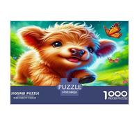 Highland Cattle Puzzle Da 1000 Pezzi Per Chi Cerca Stimoli Mentali: Un Desafio Divertente Per La Mente!