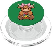 Highland Cow Autismo Puzzle Consapevolezza Insegnare Bambini Ragazzi Ragazze PopSockets PopGrip per MagSafe