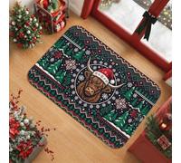 Highland Cow Christmas Sweater Theme Area Tappeto 2' X 3'