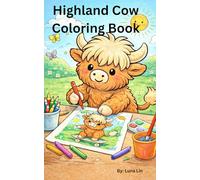 Highland Cow Coloring Book