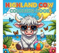 Highland Cow Coloring Book: Cute and Relaxing Highland Cow Designs for All Ages