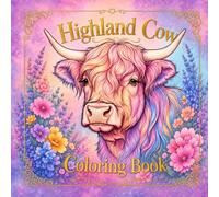 Highland Cow Coloring Book For Adults