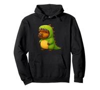 Highland Cow Dinosaur Costume Trex Amante Animali Ragazzi Ragazze Felpa con Cappuccio