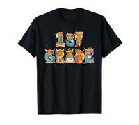 Highland Cow First Grade Back to School Bambini Ragazzi Ragazze Maglietta