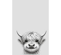 Highland Cow Journal: Cute Highland Cow Notebook for Writing, Journaling, Notes & Daily Reflection | 200 Lined Pages | 6 x 9