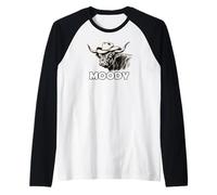 Highland Cow Lover Moody Western Cattle Rancher Maglia con Maniche Raglan