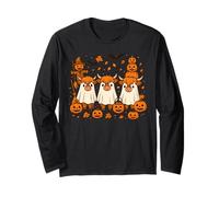Highland Cow Pumpkin Fall Rustic Country Farmhouse Maglia a Manica