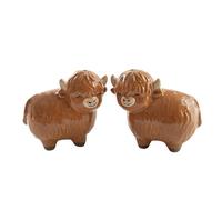 Sass & Belle Highland Cow - Saliera e pepiera