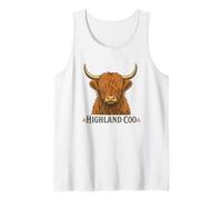 Highland Cow Scottish Coo Farmhouse Amante del Bestiame Canotta