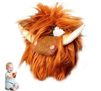 Highland Cow Stoffed Animal - Dolce peluche Highland - Giocattolo di , morbido amico | realistico per i dettagli e il design unico è il nostro