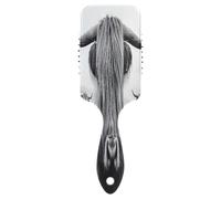Highland Cow White Black Air Pettine, Spazzola districante per capelli, Pettine per capelli sani, Spazzola per capelli moderna