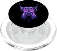 Highland Cow Wildlife Forest Animal Lover - Occhiali da sole PopSockets PopGrip per MagSafe
