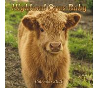 Highland Cows Baby Calendar 2026: 12 month Organizer Jan 2026 to Dec 2026