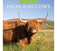 Highland Cows, calendario da parete quadrato 2026 Red Robin Publishing
