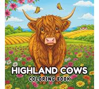 Highland Cows Coloring Book