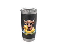 Highland Mucca Anatra Pool Float Estate Nuoto Bicchiere termico in acciaio inox doppia parete