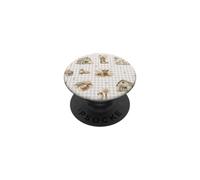 Highland Mucca Pecora Rustico Fattoria Paese Acquerello PopSockets PopGrip Adesivo