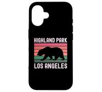 Highland Park NELA Nord-est Los Angeles HLP York 90042 Custodia per iPhone 16