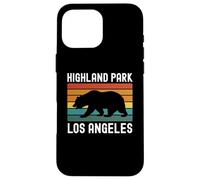 Highland Park NELA Nord-est Los Angeles HLP York 90042 Custodia per iPhone 16 Pro Max