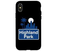Highland Park NELA Nord-est Los Angeles HLP York 90042 Custodia per iPhone X/XS