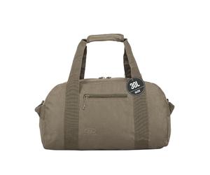 Highlander Cargo Holdall - Borsa da viaggio (30L), marrone scuro-verde scuro