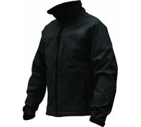 Highlander - Giubbotto da Uomo Nero in Softshell Traspirante e Impermeabile, Nero (Nero), S