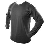 Highlander - Maglia Termica a Maniche Lunghe, Strato Base, Uomo, Nero (Nero), Large
