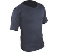Highlander - Maglietta Termica a Maniche Corte, Strato Base, da Uomo, Blu (Blu Navy), x-Large