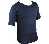 Highlander - Maglietta Termica a Maniche Corte, Strato Base, da Uomo, Blu (Blu Navy), x-Large