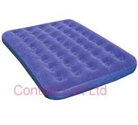 Highlander Materasso Aria Gonfiabile Doppio Deluxe Blu