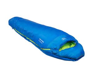 Highlander Serenity 250 Mummy Sacco A Pelo Cerniera Reversibile 3 Stagione Blu