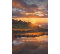 HIghlands Notebook: Blank Lined Notebook for All Ages, Highlands, Scotland, Sunset | 6x9 inches, 110 pages | Gifts for Birthdays, Christmas, Thanksgiving and more