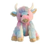 Highlands peluche animale della peluche della delle Highlands,Giocattoli di peluche musicali realistici del bestiame delle Highlands - Peluche morbido a forma di animale da fattoria da