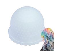 Highlight Cap - Cuffia per evidenziare i capelli, in silicone, professionale, con ago di raccolta, foro forato, in silicone, kit di strumenti per colorare parrucchieri, uomini e donne