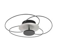 HighLight Plafoniera LED Fiore, 2.700 K, nero/nichel Highlight